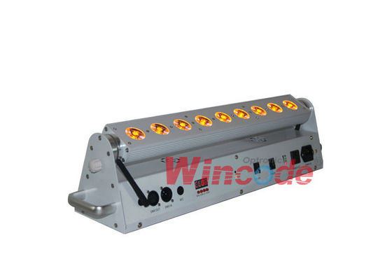 Giá tốt. Sáu trong một đèn sân khấu chạy bằng pin 9 × 18W Máy rửa tường LED với pin không dây trực tuyến