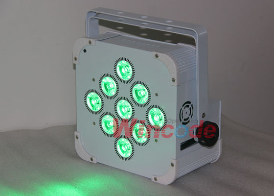 Giá tốt. Đèn chiếu sáng di động cho sân khấu 9 × 15W 5 / 9 kênh, pin chạy Led Par Can RGBWA trực tuyến