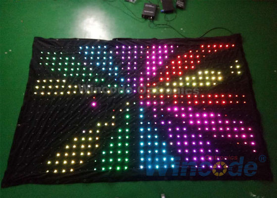 Giá tốt. Độ sáng cao P8 linh hoạt rèm LED 7 kênh Dmx điều khiển cho nền trực tuyến