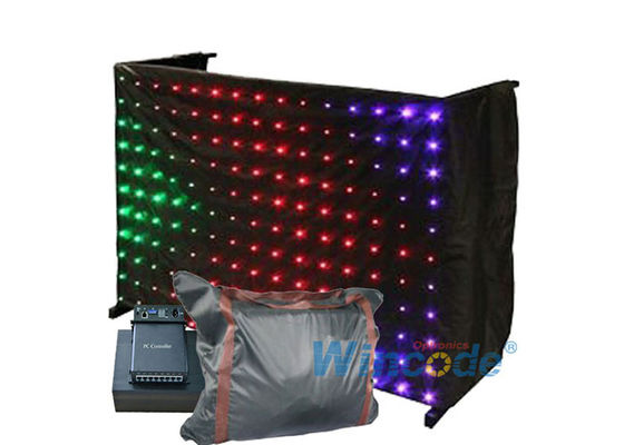 Giá tốt. Áo chống cháy P5 rèm LED Vision, rực rỡ sáng linh hoạt LED rèm video trực tuyến