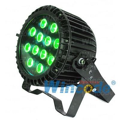 Giá tốt. 12 * 15 W 5 In 1 RGBWA Mini Flat LED Par Light ngoài trời IP65 60 ° Beam Angle trực tuyến