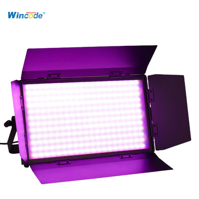 300W RGBW LED Panel Studio Light với Barndoor Temp điều chỉnh DMX / RDM Control