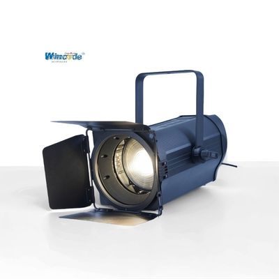 300W đèn chiếu sáng Fresnel LED Đơn màu Auto Zoom CRI≥95 175mm Len RDM DMX