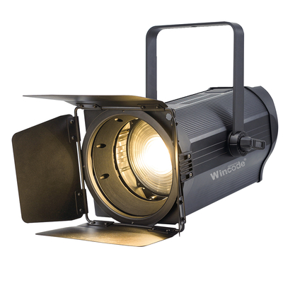 Giá tốt. 300W đèn pha Fresnel LED 3200K-5600K CRI95 DMX512 điều khiển trực tuyến