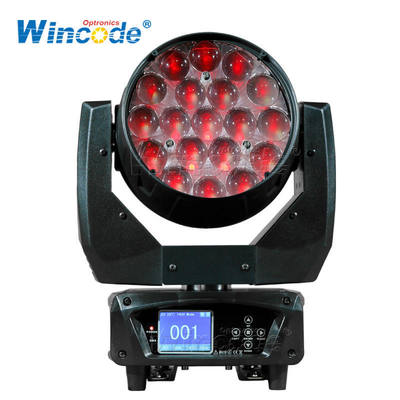 Giá tốt. 19x15W RGBW LED Wash Moving Head Light with DMX512 Control and 30000 Lux Brightness for Stage Lighting trực tuyến